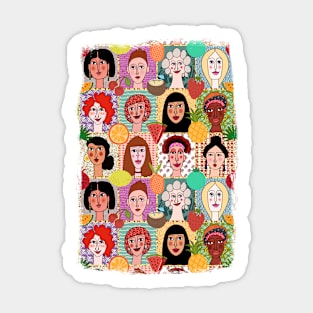 Women in the World Sticker